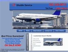 Tablet Screenshot of jrshuttle.com